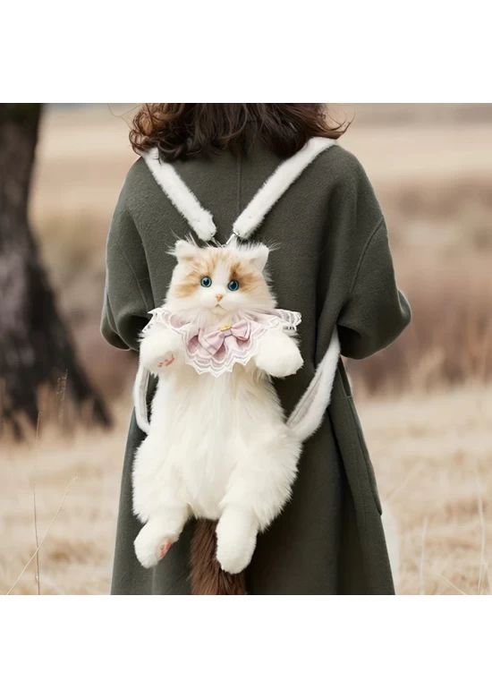 Ragdoll Cat Doll Backpack